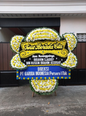 Papan Bunga Duka di Bangka Selatan